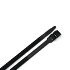 TRADEFORCE - Fascetta a doppia chiusura, 265*8.6mm, nero, interno/esterno, 100 pz, Poliammide 12