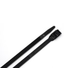 TRADEFORCE - Fascetta a doppia chiusura, 360*8.6mm, nero, interno/esterno, 100 pz, Poliammide 12