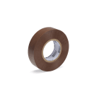 TRADEFORCE - Nastro isolante in PVC, 20m, 19mm*0.15mm, marrone, ritardante di fiamma, VDE, 600V, -10°C-90°C