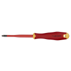 TRADEFORCE - Cacciavite a stella (Phillips) con isolamento a iniezione, design E-slim, PH2x100mm.