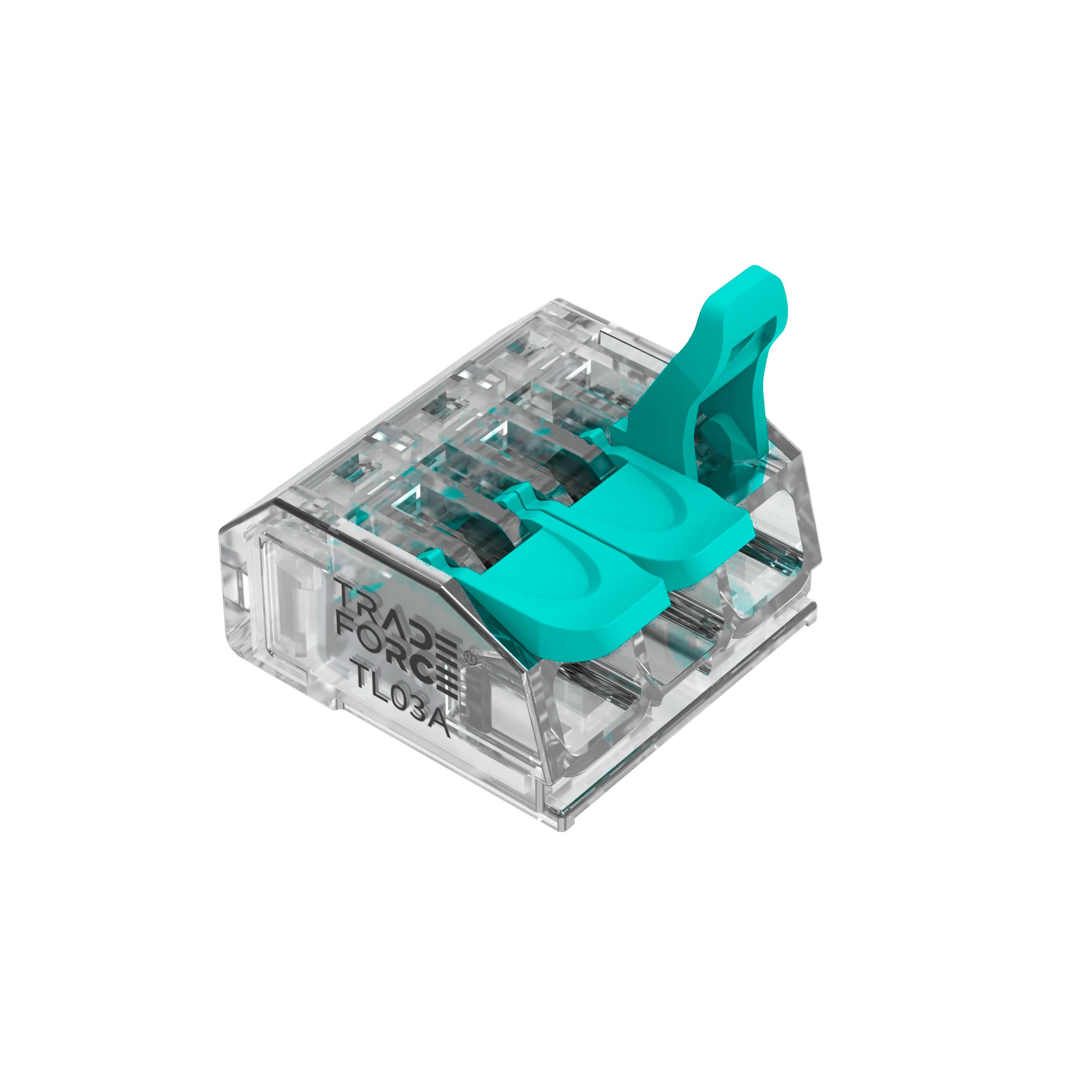 TRADEFORCE - Connettore TL03A a leva 3*0.2~4 mm², per cavo rame, conf. 50