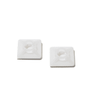 TRADEFORCE - Basetta adesiVa per fascette 20x20 naturale 100 pezzi