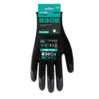 TRADEFORCE - 3 paia guanti force basic 13 grammi nero taglia 10 traspirante