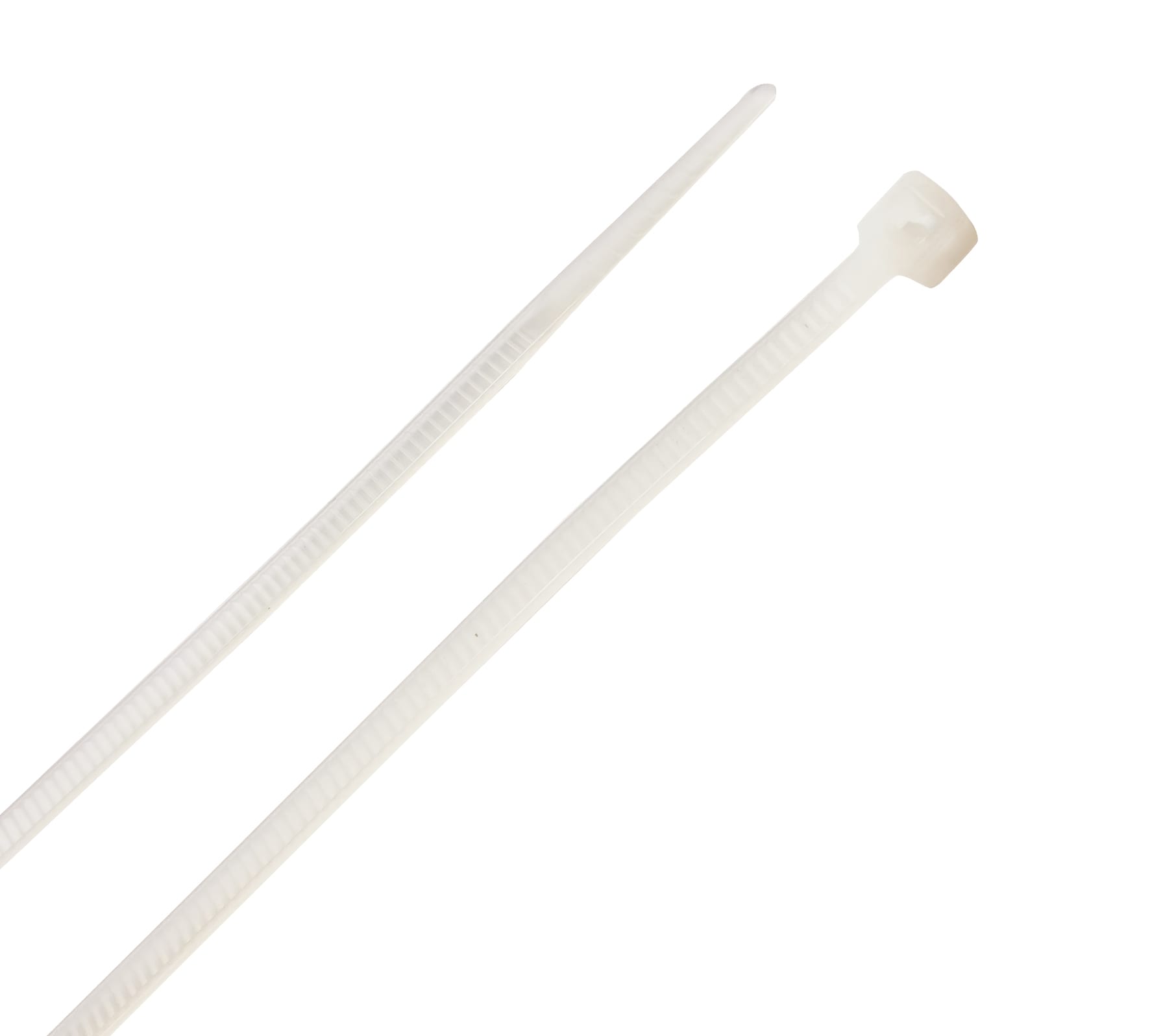 TRADEFORCE - Fascetta bianca naturale 200 x 2,5 100 pezzi