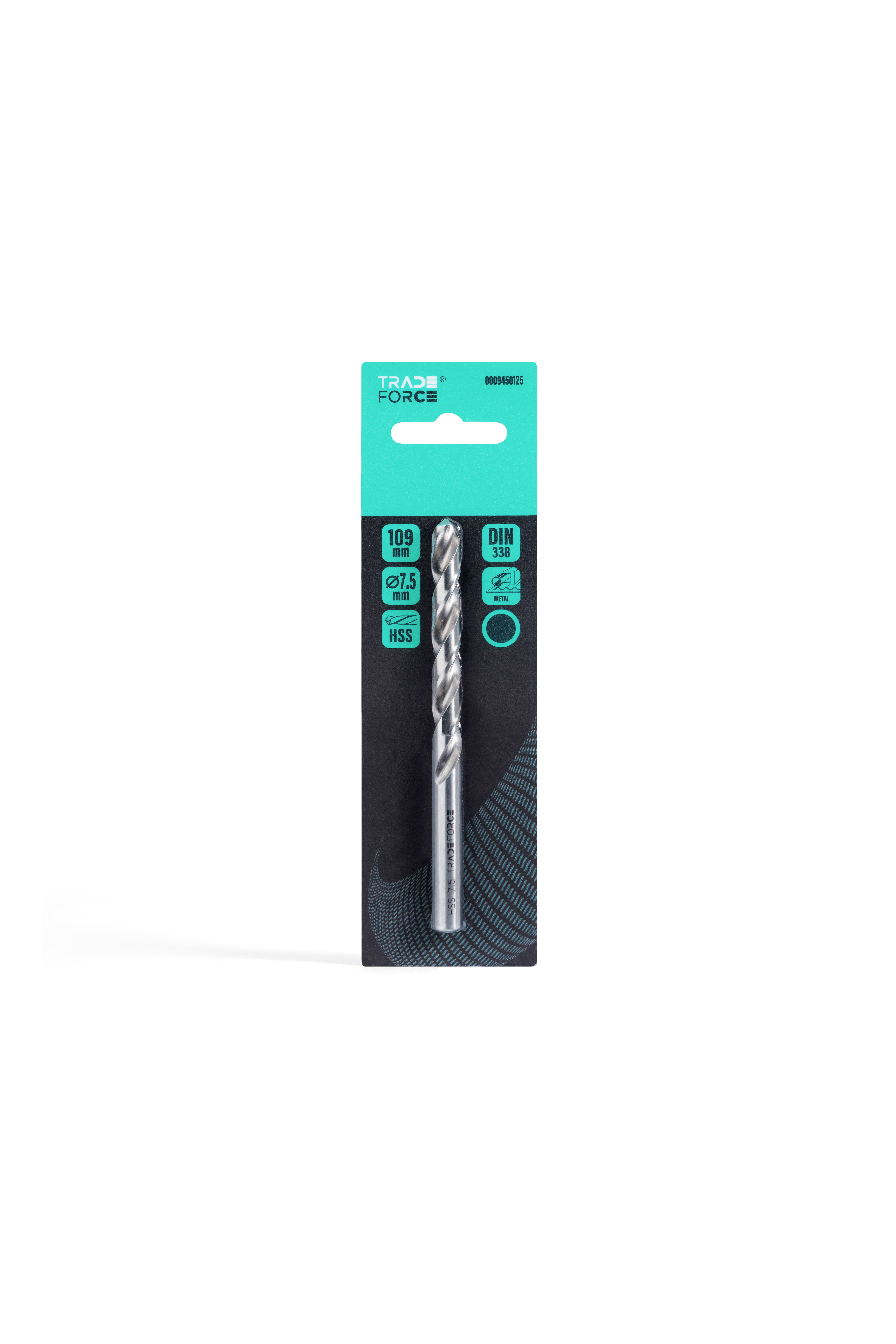 TRADEFORCE - PUNTA PER METALLO HSS 7,5 MM