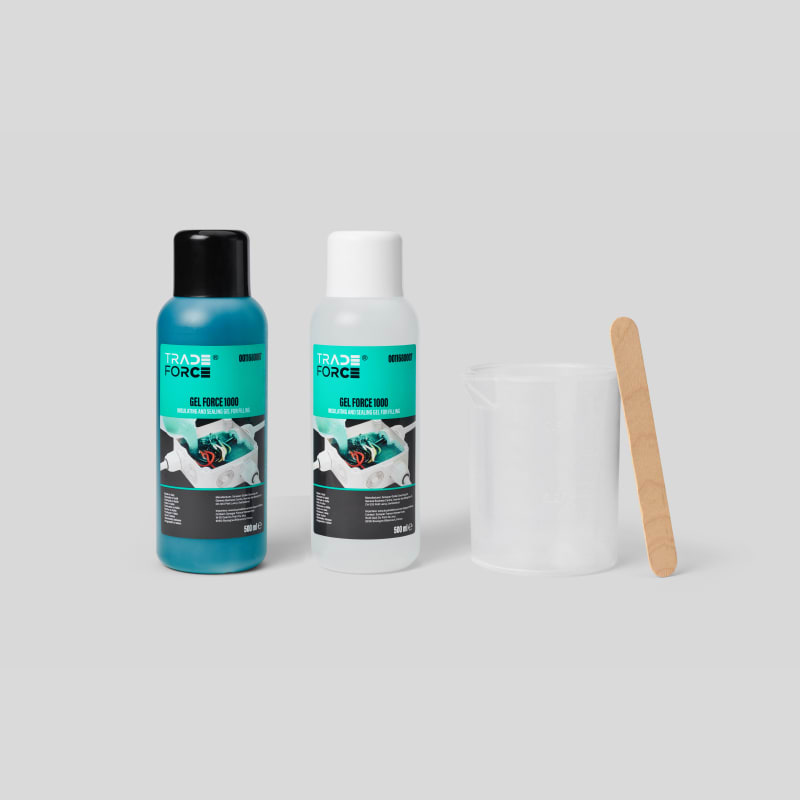 TRADEFORCE - Gel Bicomponente 1000 Isolante Sigillante Autopolimero Atossico Ip68
