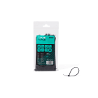TRADEFORCE - Fascetta resistente uv 150 x 3,6 nera 100 pezzi ideale per esterno