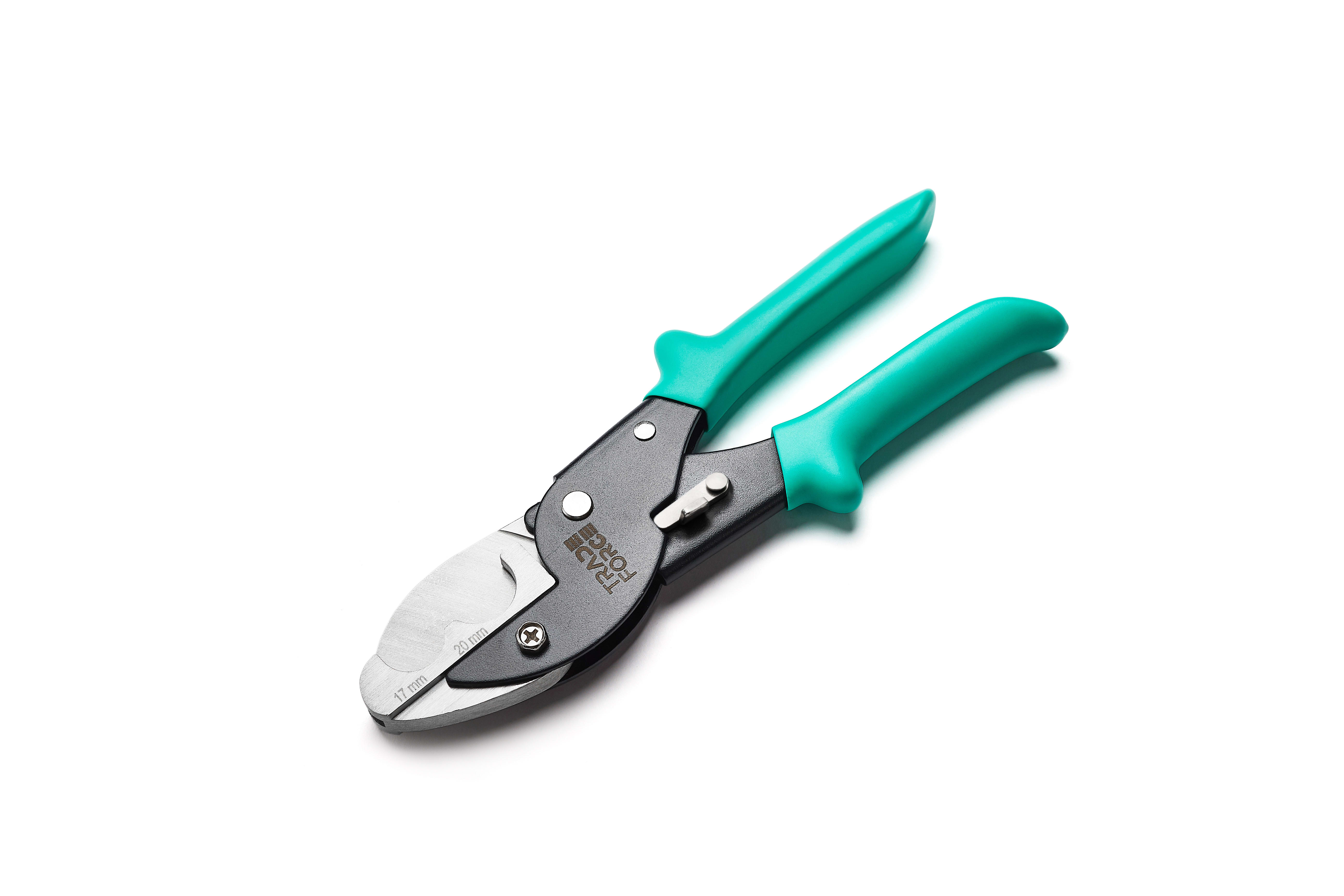 TRADEFORCE - Taglia tubi i per plastica da 17 a 20 mm con lama in acciaio inossidabile