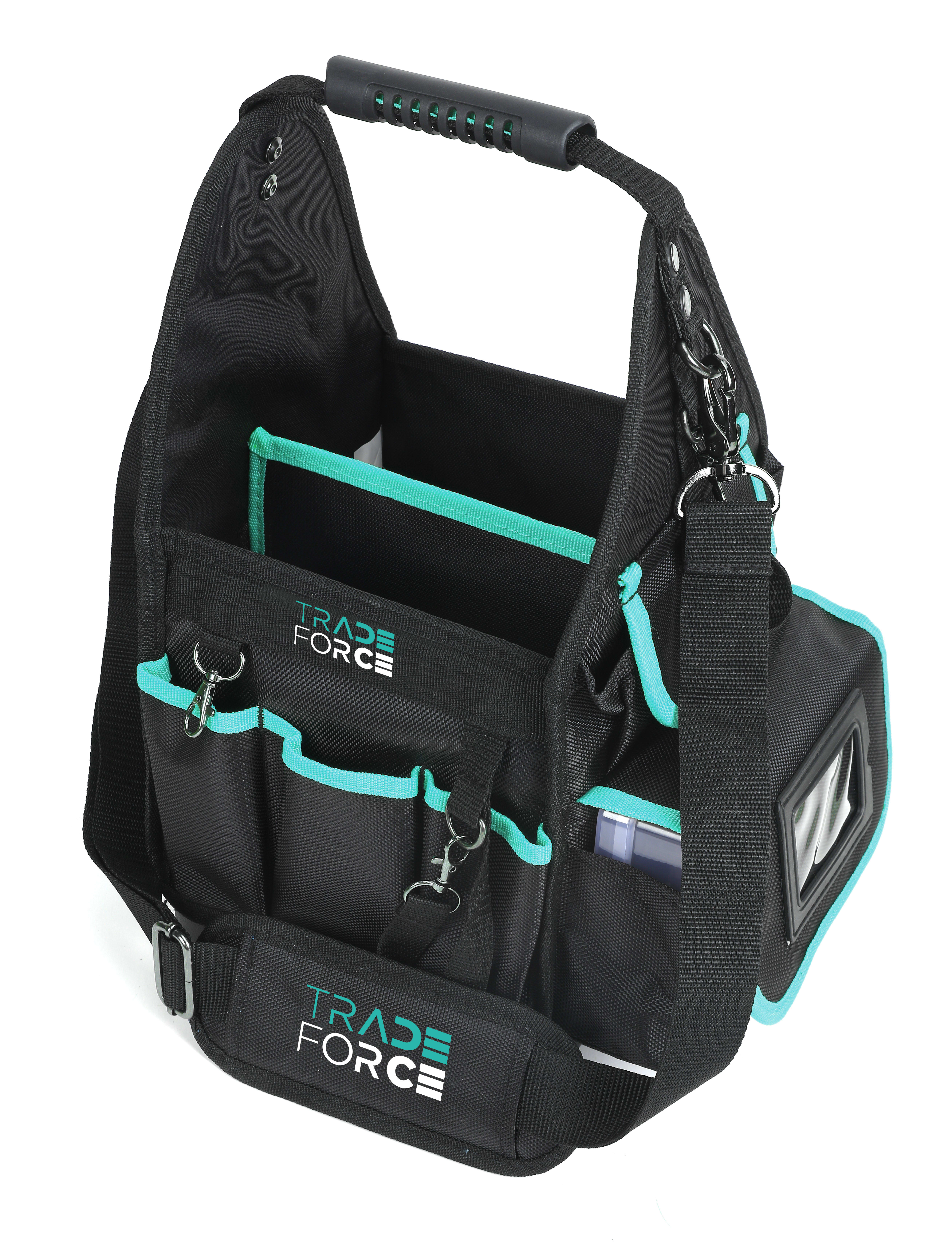TRADEFORCE - Borsa attrezzi 8' con cinghia 23 scomparti