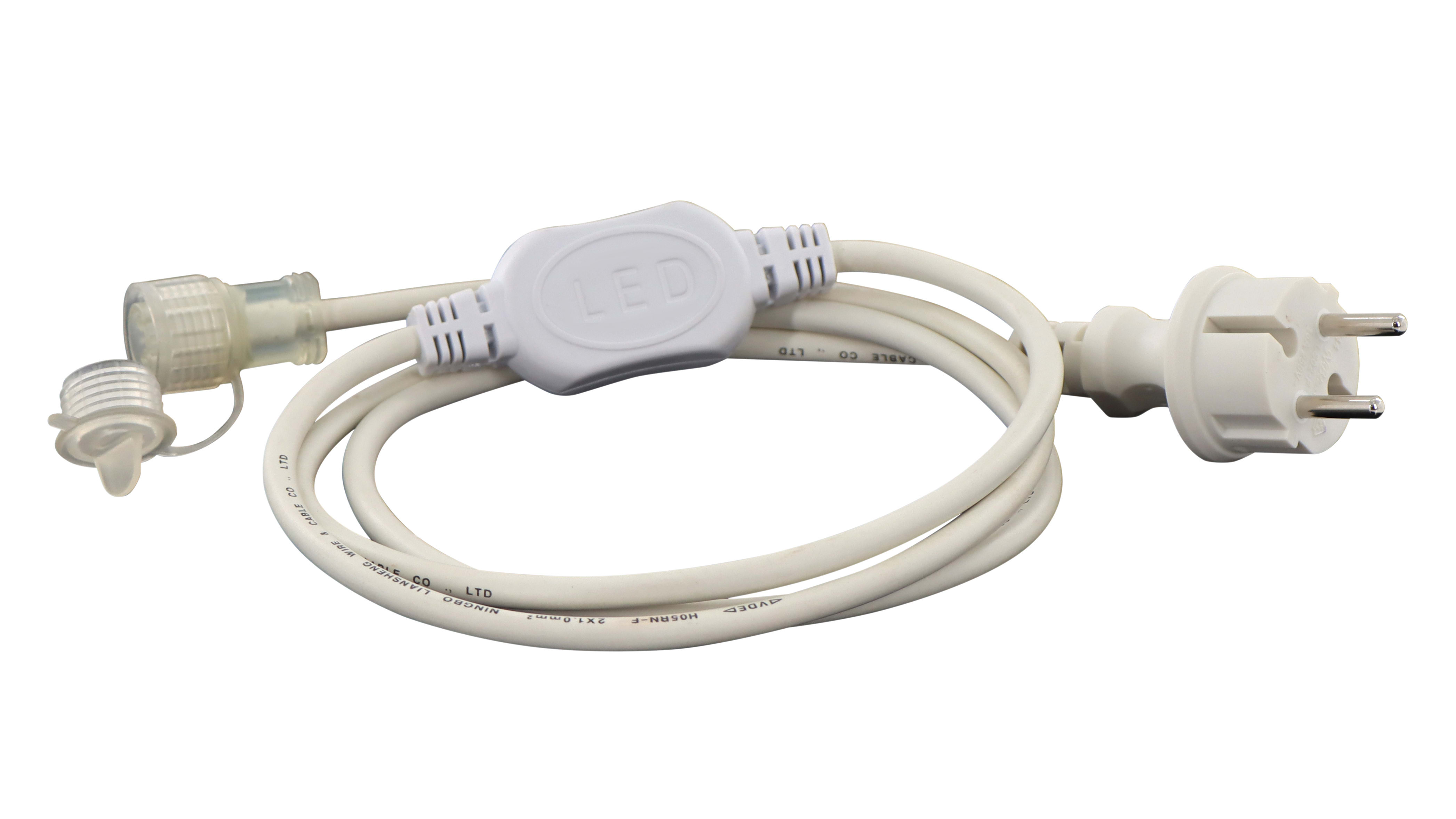 TRADEFORCE - Cavo alimentazione striscia led da cantiere 230v 1,5 metri ip44