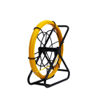 TRADEFORCE - Sonda in fibra di vetro, Lunghezza 50m, Diametro 6mm, Giallo, Dispenser Fisso