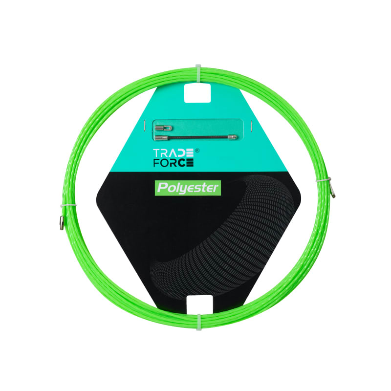 TRADEFORCE - Sonda monofilo in polietilene, Lunghezza 15m, Diametro 3mm, Verde, Senza Dispenser