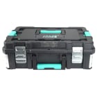 TRADEFORCE - Forcebox - Box per attrezzi in plastica impilabile e interbloccante, taglia S