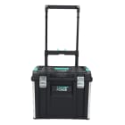 TRADEFORCE - Forcebox - Box per attrezzi in plastica impilabile e interbloccante con Trolley
