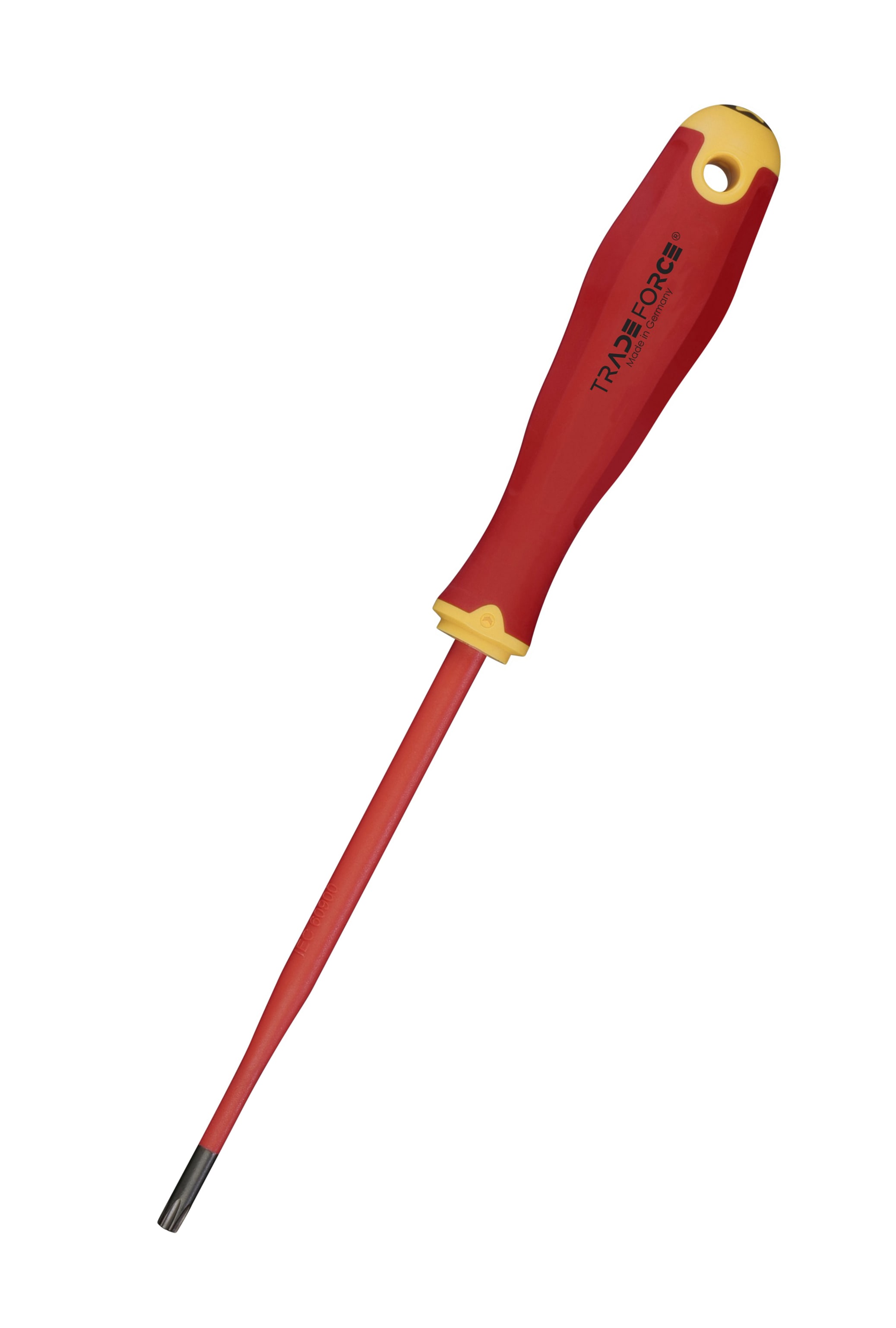 TRADEFORCE - Cacciavite isolato con punta Torx T25, lunghezza 125 mm – Design sottile E-slim con isolamento iniettato