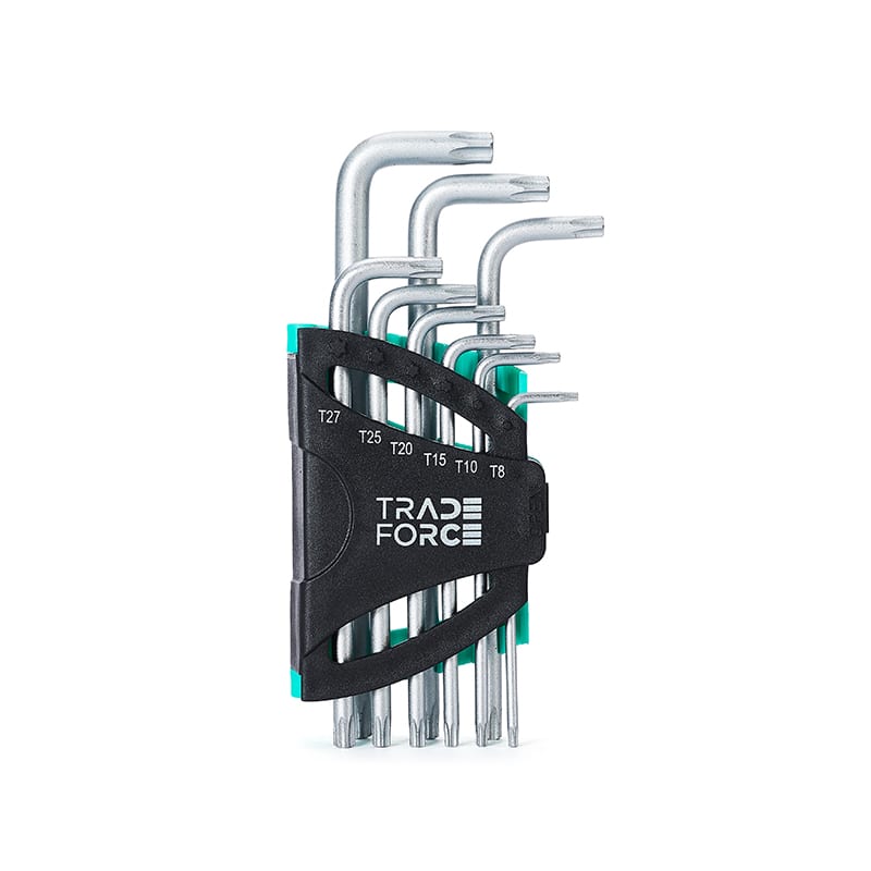 TRADEFORCE - Set chiavi Torx lunghe 9 pz