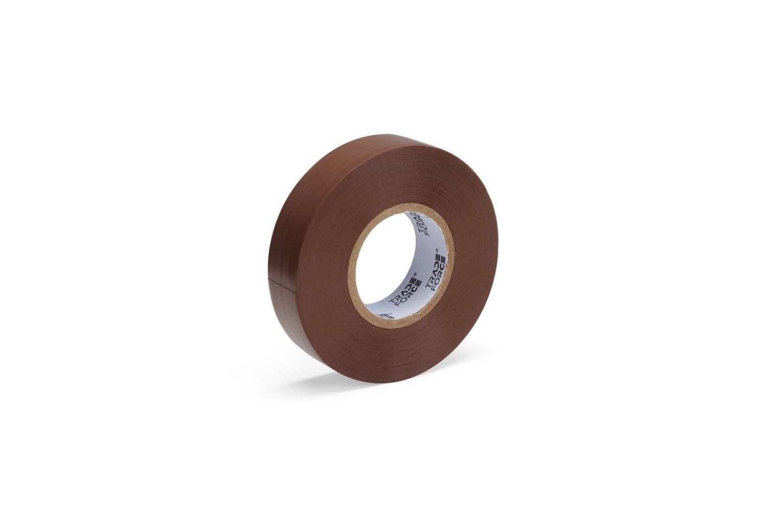 TRADEFORCE - Nastro isolante marrone 19 x 0.15 mm 25 metri 10-90 gradi