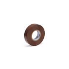 TRADEFORCE - Nastro isolante marrone 19 x 0.15 mm 25 metri 10-90 gradi