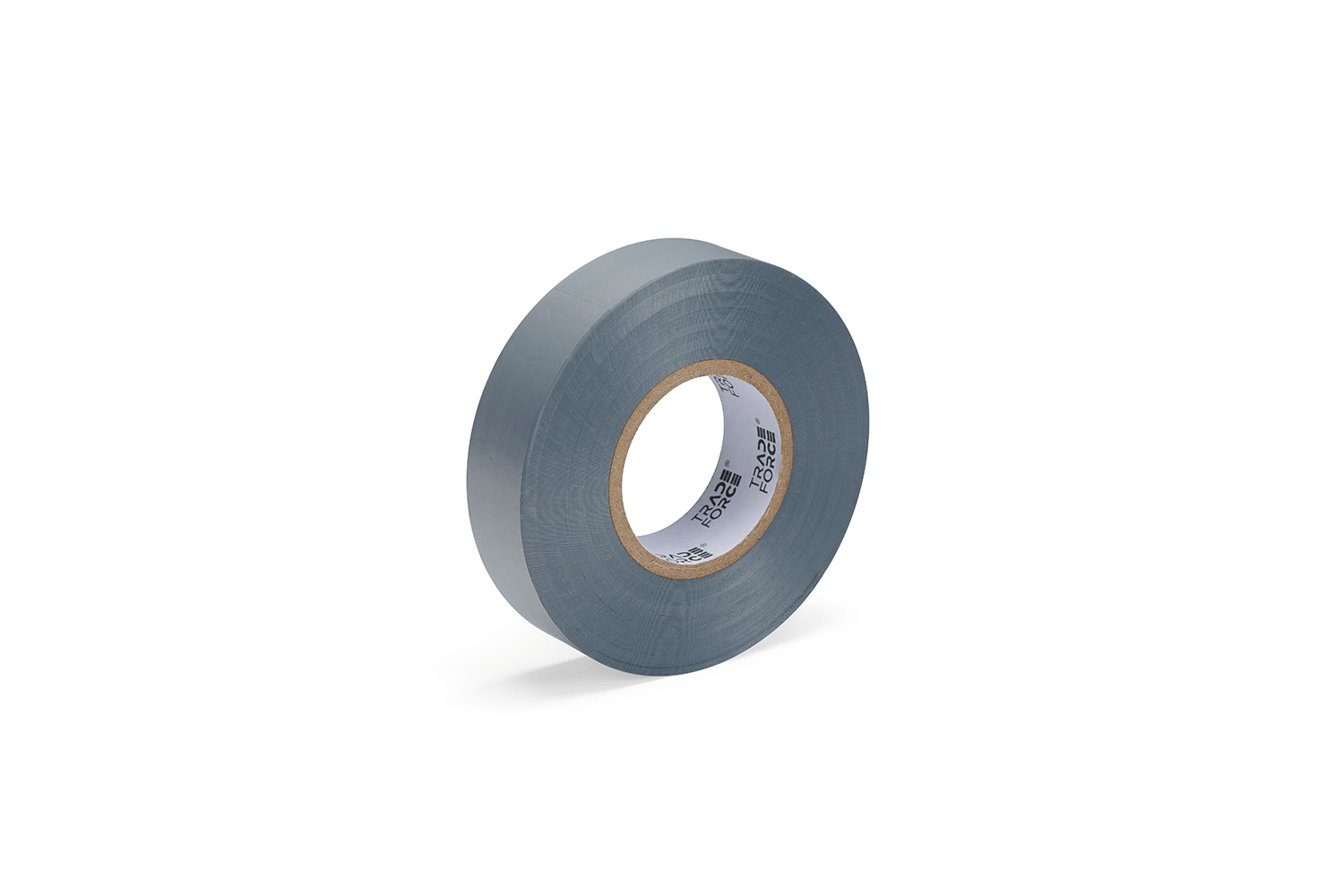 TRADEFORCE - Nastro isolante grigio 19 x 0.15 mm 25 metri 10-90 gradi