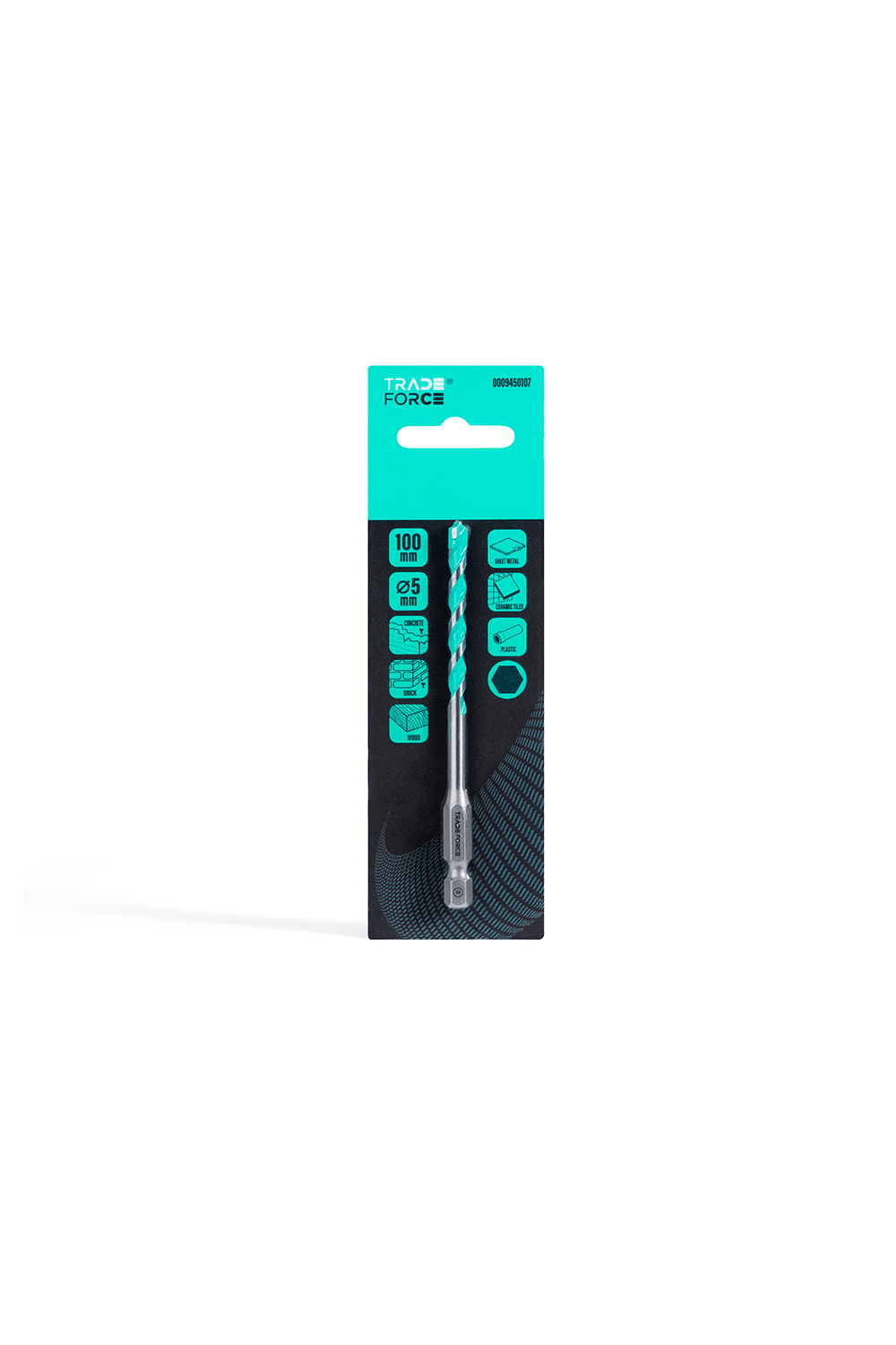 TRADEFORCE - Punta multimateriale 5 x 100 attacco esagonale