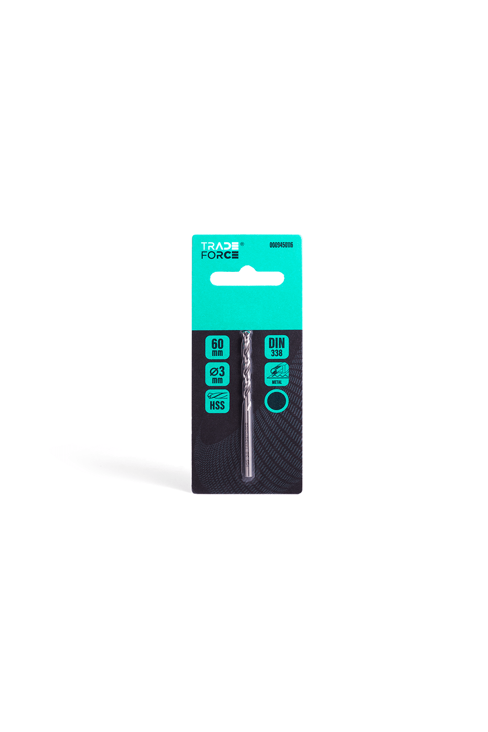 TRADEFORCE - Punta per metallo hss 3 mm