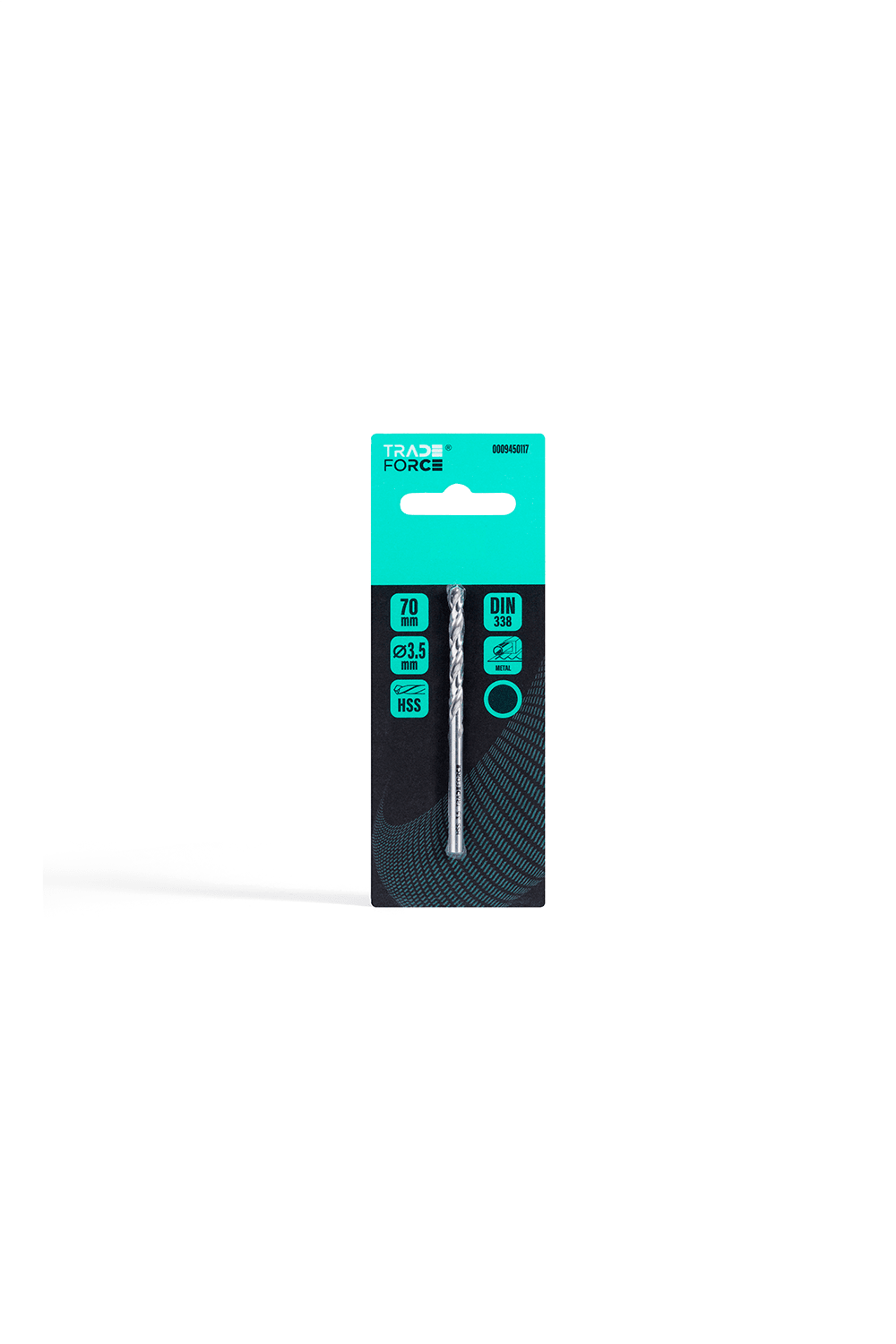 TRADEFORCE - Punta per metallo hss 3,5 mm