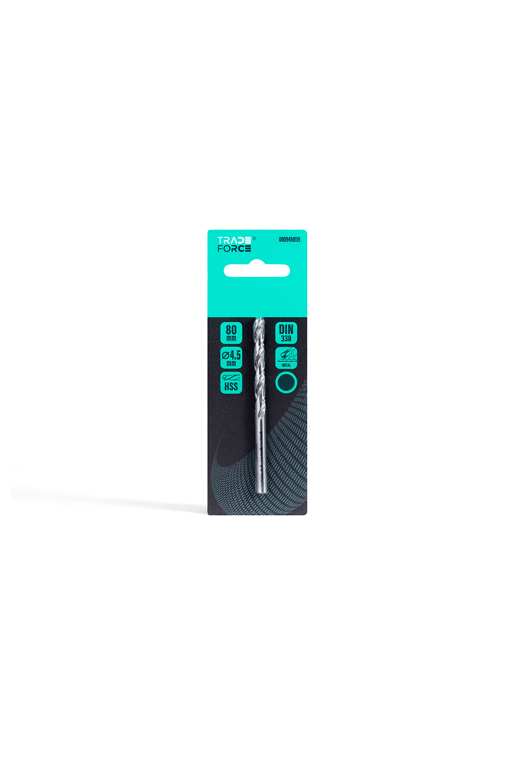 TRADEFORCE - Punta per metallo hss 4,5 mm