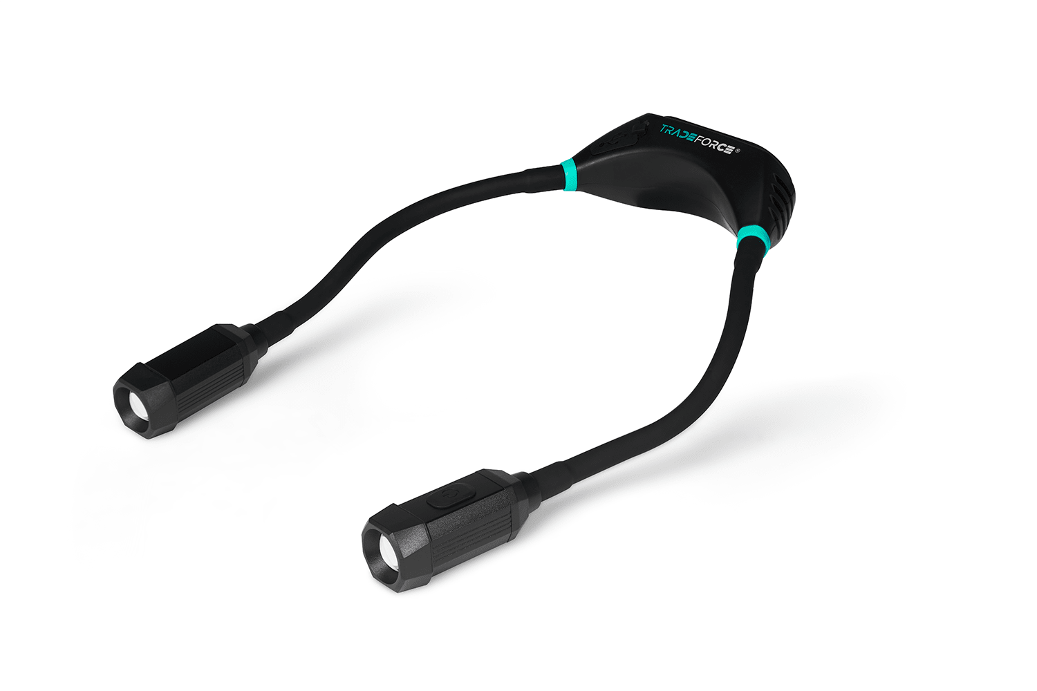 TRADEFORCE - Lampada da collo led con calamita 300 lumens 3.7 volts 2000mah batteria al litio