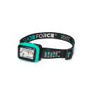 TRADEFORCE - Faro led da testa con elastico 270 lumens 90 m t 3 x aaa