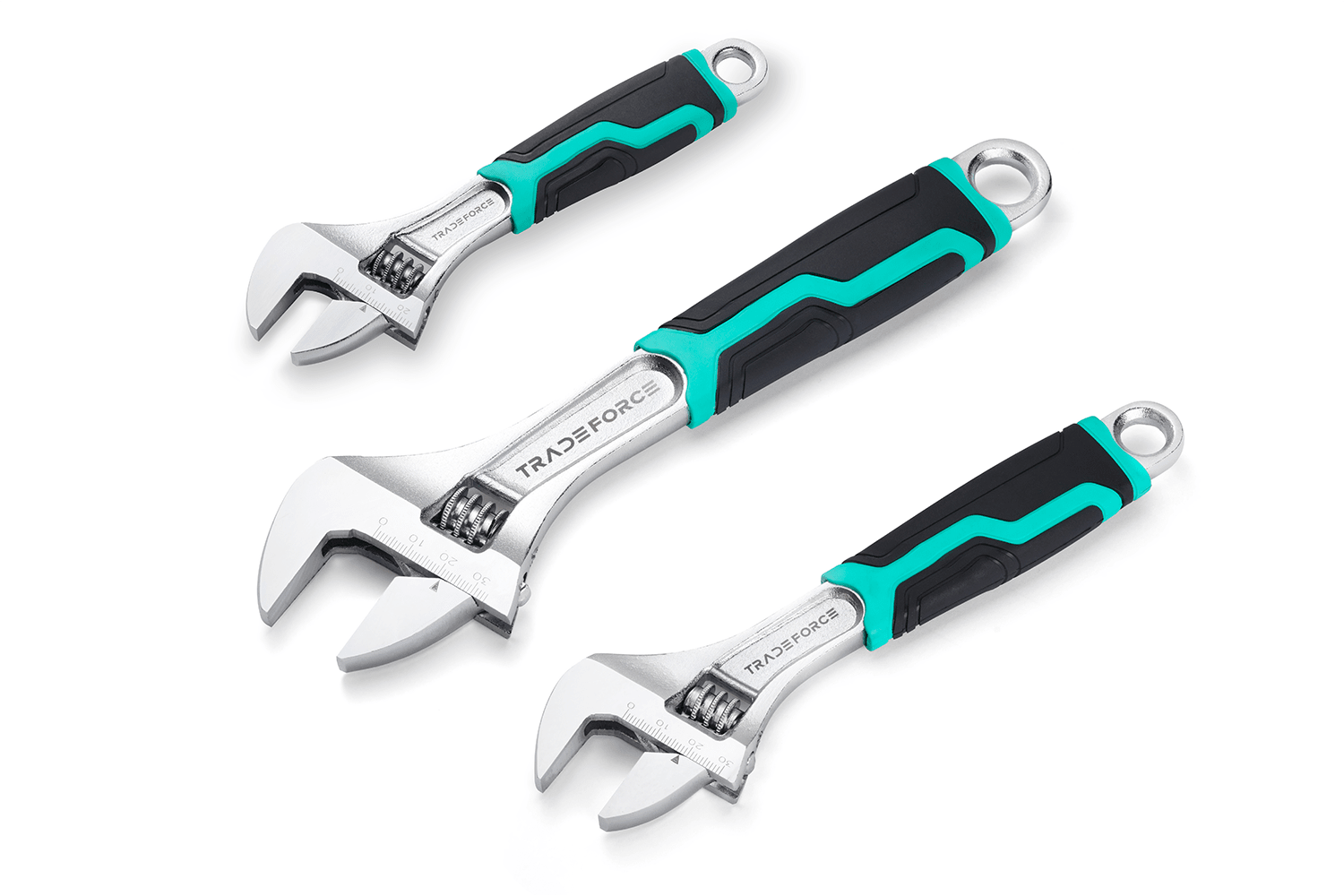 TRADEFORCE - Chiave inglese regolabile da 250mm massima apertura 32,8 mm