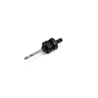 TRADEFORCE - Porta sega a tazza universale rapido per tazze da 32 a 210 mm inclusa punta centrante con attacco sds