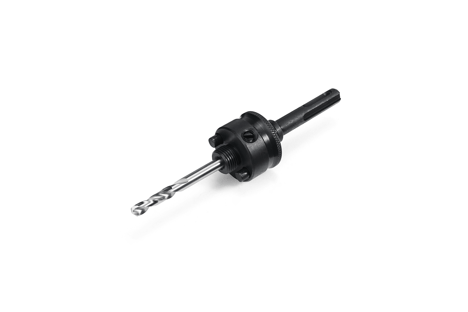 TRADEFORCE - Porta sega a tazza universale rapido per tazze da 32 a 210 mm inclusa punta centrante con attacco esagonale