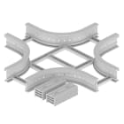 UNEX APARELLAJE ELECTRICO - Derivazione piana a croce Unex 135x300 R300 in U23X