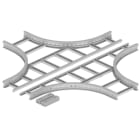UNEX APARELLAJE ELECTRICO - Derivazione piana a croce Unex 85x400 R600 in U23X