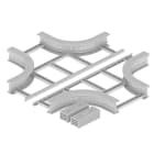 UNEX APARELLAJE ELECTRICO - Derivazione piana a croce Unex 135x500 R300 in U23X