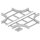UNEX APARELLAJE ELECTRICO - Derivazione piana a croce Unex 85x600 R300 in U23X