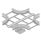 UNEX APARELLAJE ELECTRICO - Derivazione piana a croce Unex 135x600 R300 in U23X