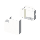 UNEX APARELLAJE ELECTRICO - Angolo piano Unex 20x75 U24X