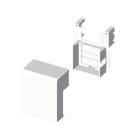 UNEX APARELLAJE ELECTRICO - Derivazione Unex 20x75 U24X