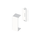 UNEX APARELLAJE ELECTRICO - Copri-giunzioni Unex 20x75 U24X