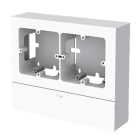 UNEX APARELLAJE ELECTRICO - Scatola porta apparecchi per due universale interasse 60 mm Unex in U24X