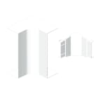 UNEX APARELLAJE ELECTRICO - Angolo interno Unex 70x100 in U24X
