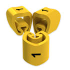 UNEX APARELLAJE ELECTRICO - Segnalizzatori tagliati 5 Unex in PVC plastificato 1821-1