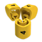 UNEX APARELLAJE ELECTRICO - Segnalizzatori tagliati 5 Unex in PVC plastificato 1821-4