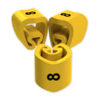 UNEX APARELLAJE ELECTRICO - Segnalizzatori tagliati 5 Unex in PVC plastificato 1821-8