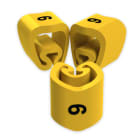 UNEX APARELLAJE ELECTRICO - Segnalizzatori tagliati 5 Unex in PVC plastificato 1821-9