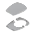 UNEX APARELLAJE ELECTRICO - Coperchi inf.post. torretta 1lato Unex grigio RAL7035 65mm in U24X