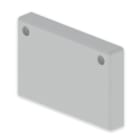 UNEX APARELLAJE ELECTRICO - Coperchio finale Unex 60x100 in U23X