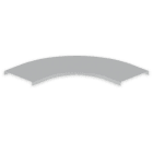 UNEX APARELLAJE ELECTRICO - Coperchio curva piana 90° Unex 150mm in U23X