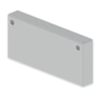 UNEX APARELLAJE ELECTRICO - Coperchio finale Unex 60x150 in U23X 66163